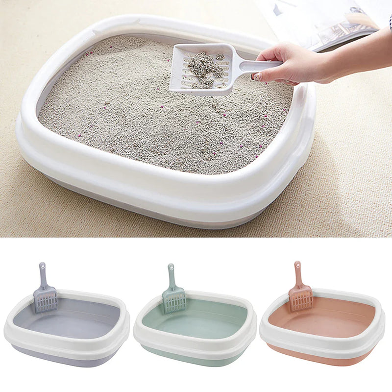 Tray with Scoop Pet Toilet Bedpan