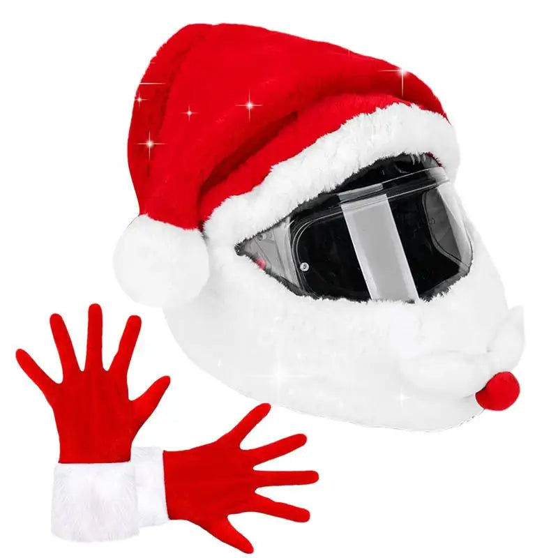 Christmas Gloves Helmet decoration