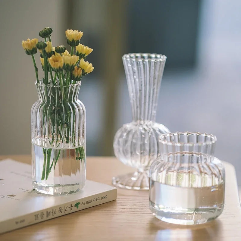 Mushroom Flower Glass Flower Pots Vase