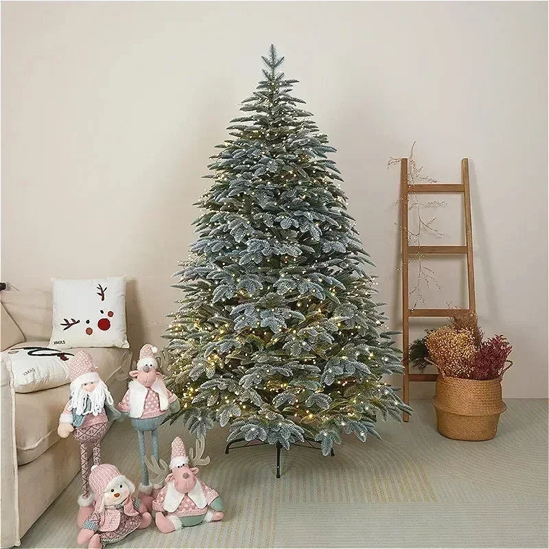 PE Artificial Christmas Tree with Lights Fir Tree