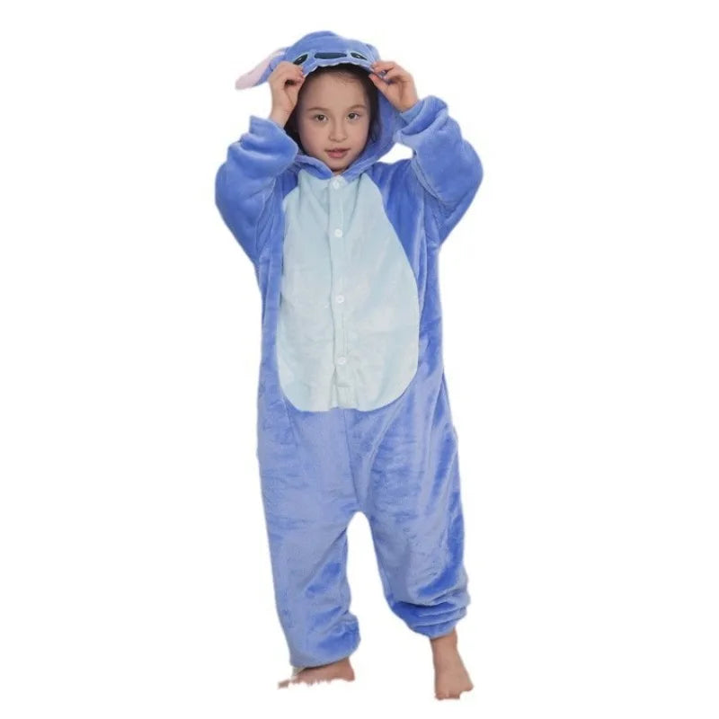 Christmas Cartoon Lilo & Stitch One-Piece Pajamas