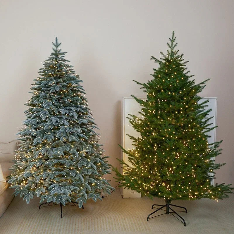 PE Artificial Christmas Tree with Lights Fir Tree