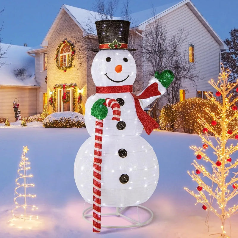 Lighted Christmas Snowman