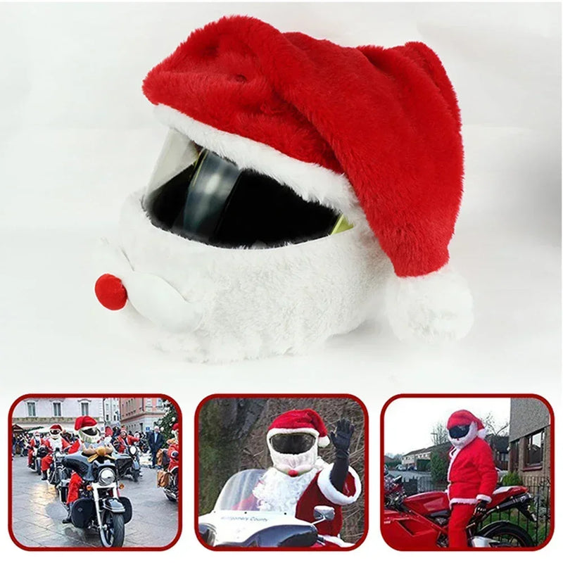 Funny Santa Cycling Helmet Christmas