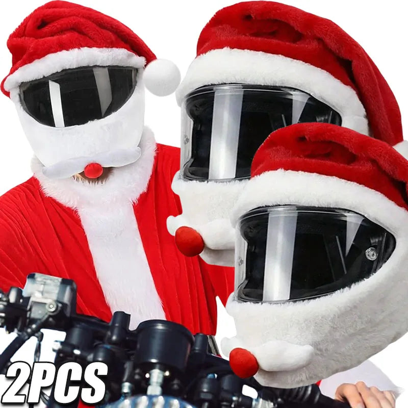 Funny Santa Cycling Helmet Christmas