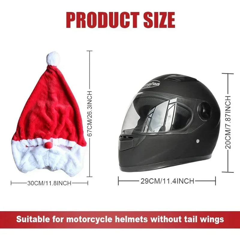 Funny Santa Cycling Helmet Christmas