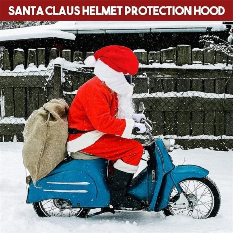 Motorcycle Helmet Christmas Hat