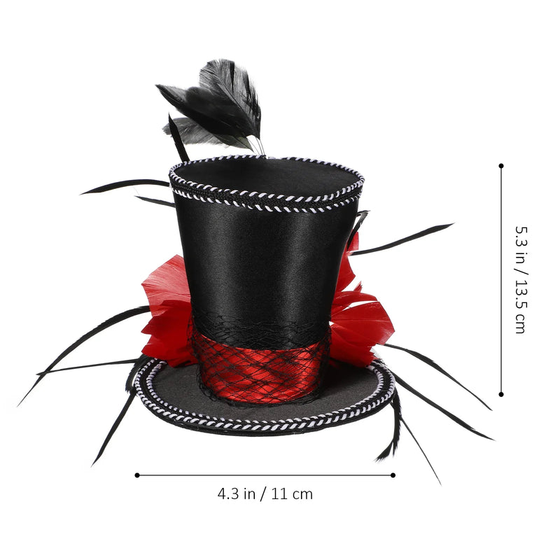 Women Christmas Hats Costume Black