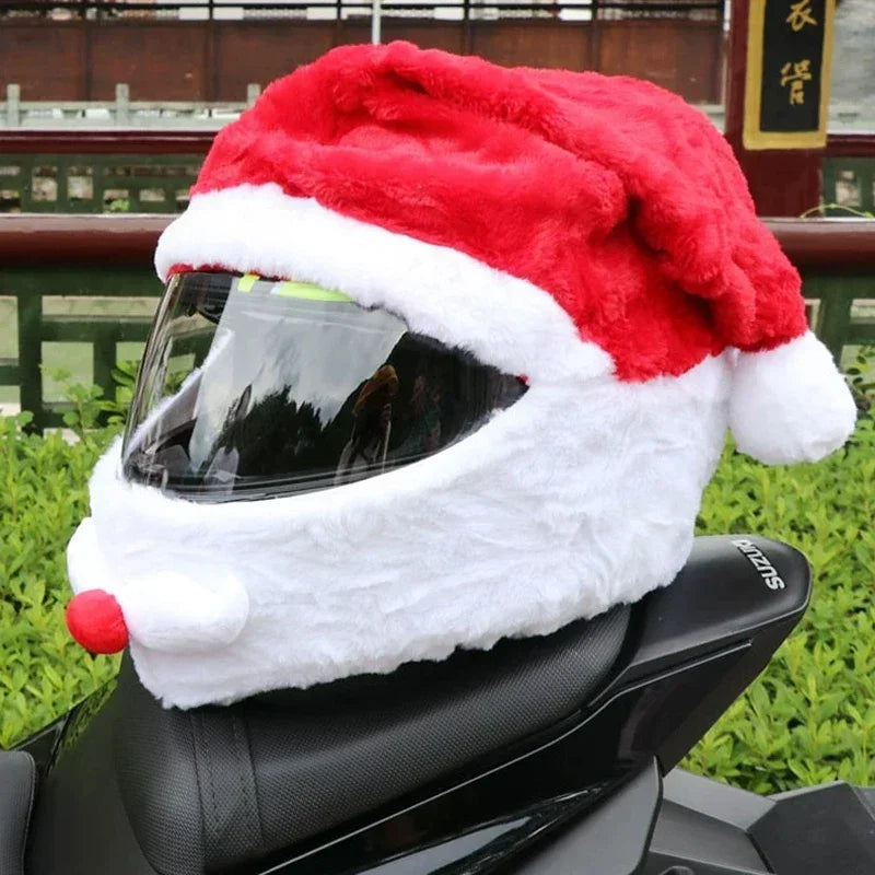 Funny Santa Cycling Helmet Christmas