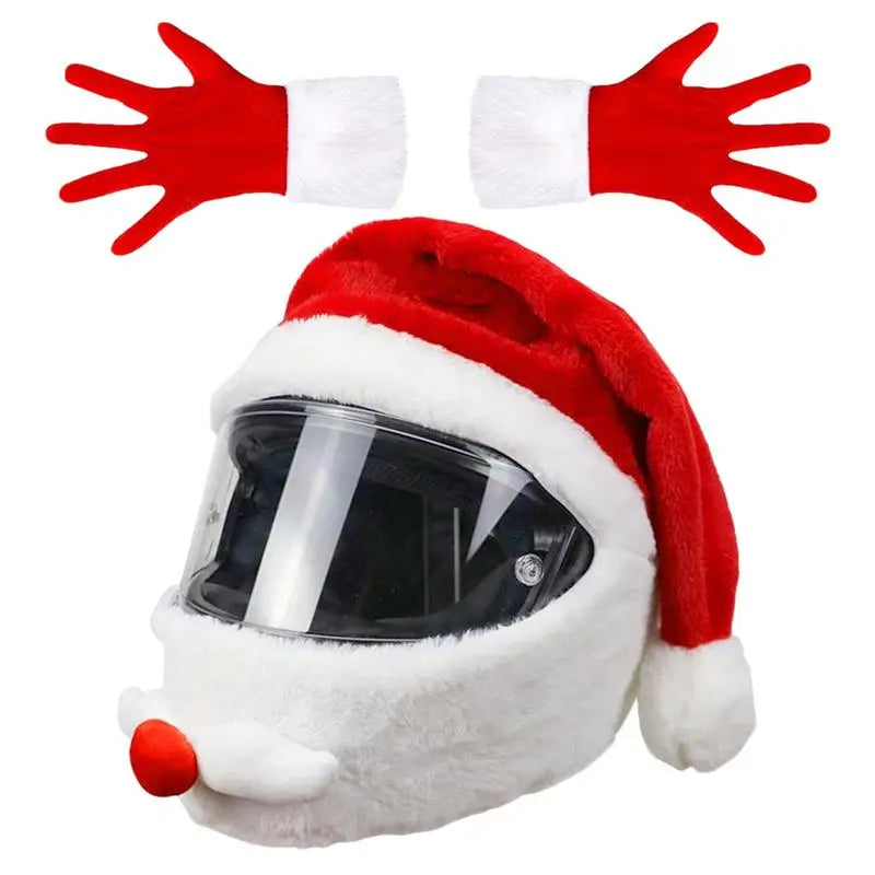 Christmas Gloves Helmet decoration