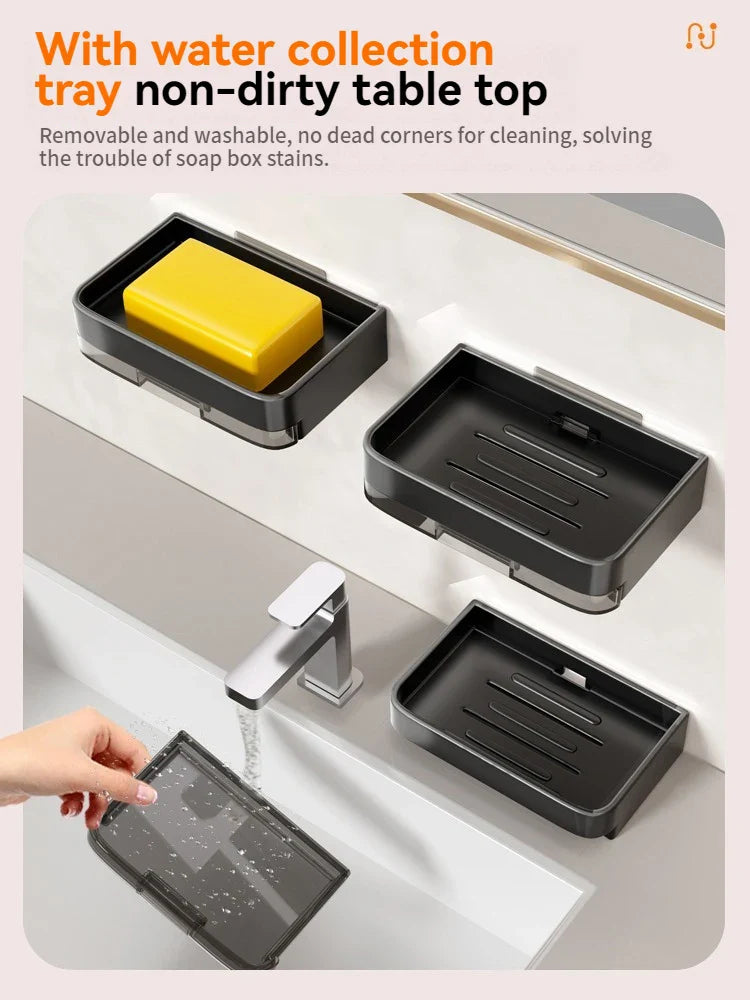 no punch Soap Storage Rack