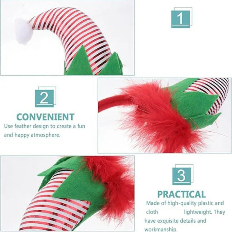 Headband Party Costume Santa Hat