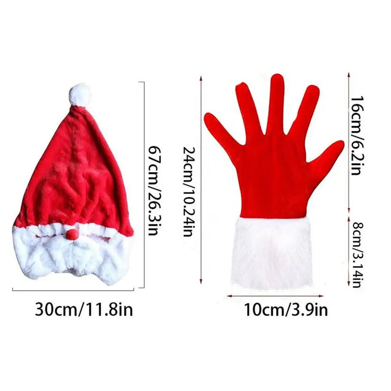 Christmas Gloves Helmet decoration