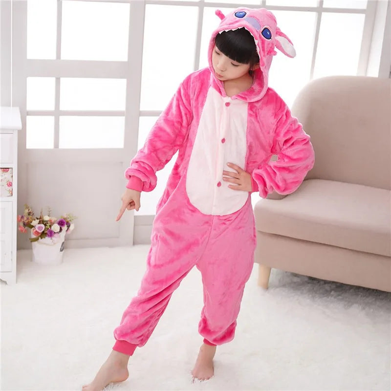 Christmas Cartoon Lilo & Stitch One-Piece Pajamas